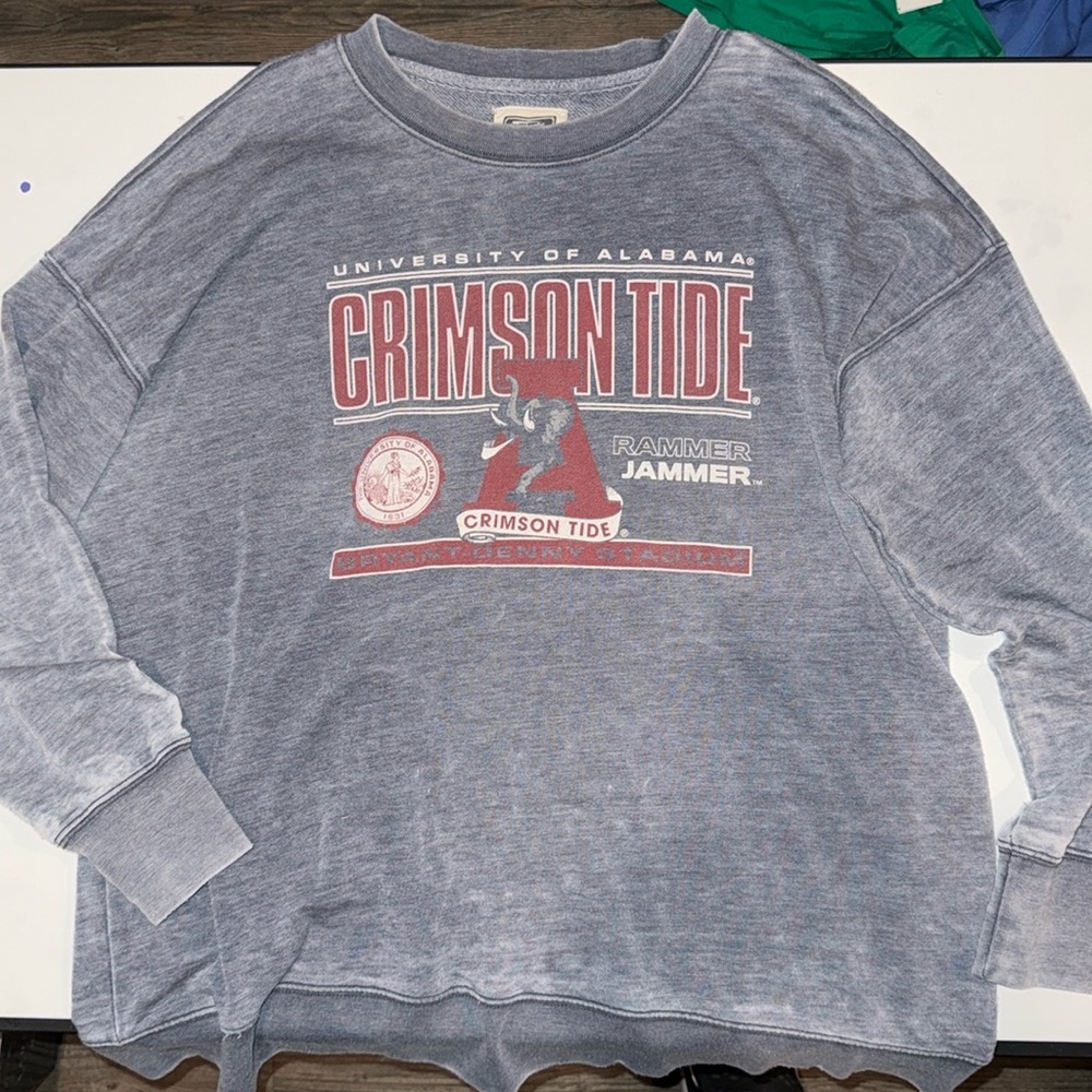 University of Alabama oversized lightweight sweatshirt